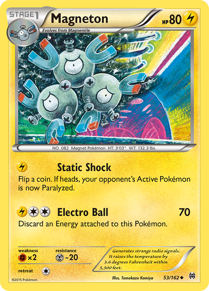 Pokemon | Magneton (53/162) [XY: BREAKthrough] | The Nerd Merchant