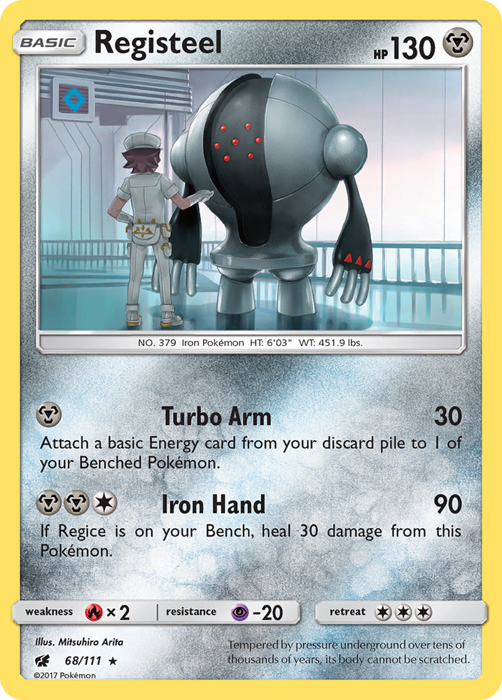 Pokemon | Registeel (68/111) [Sun & Moon: Crimson Invasion] | The Nerd Merchant