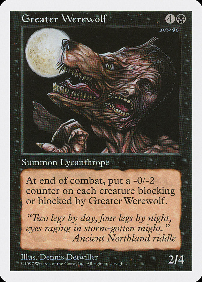Magic | Greater Werewolf [Fifth Edition] | The Nerd Merchant