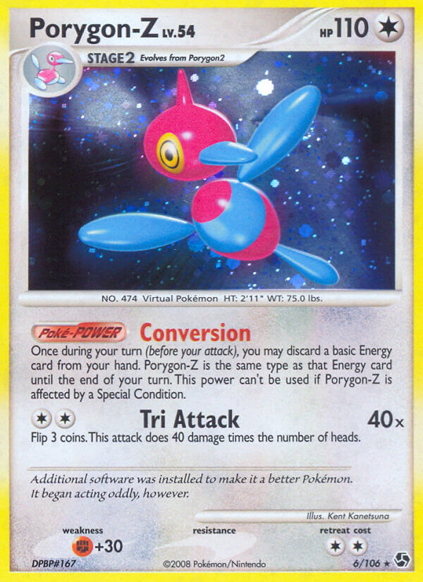 Pokemon | Porygon Z (6/106) (Theme Deck Exclusive) [Diamond & Pearl: Great Encounters] | The Nerd Merchant