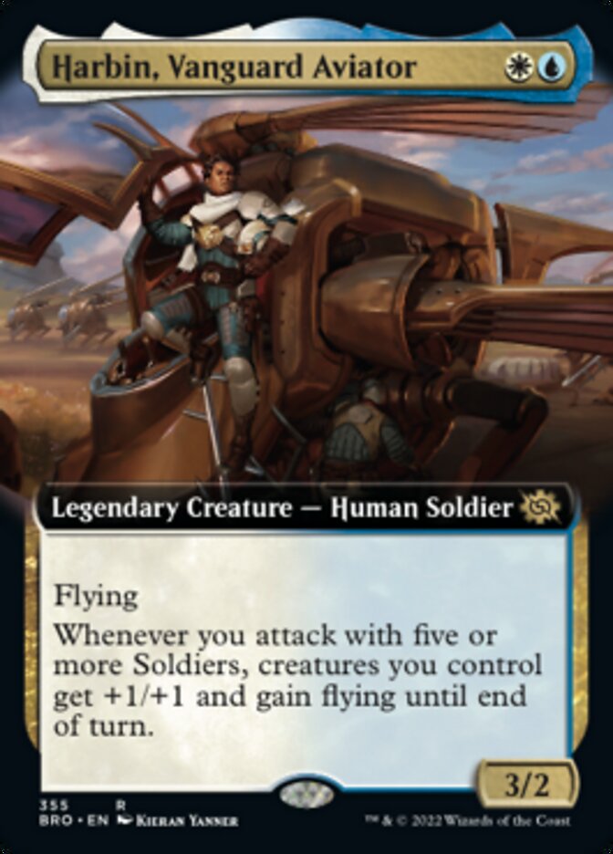 Magic | Harbin, Vanguard Aviator (Extended Art) [The Brothers' War] | The Nerd Merchant