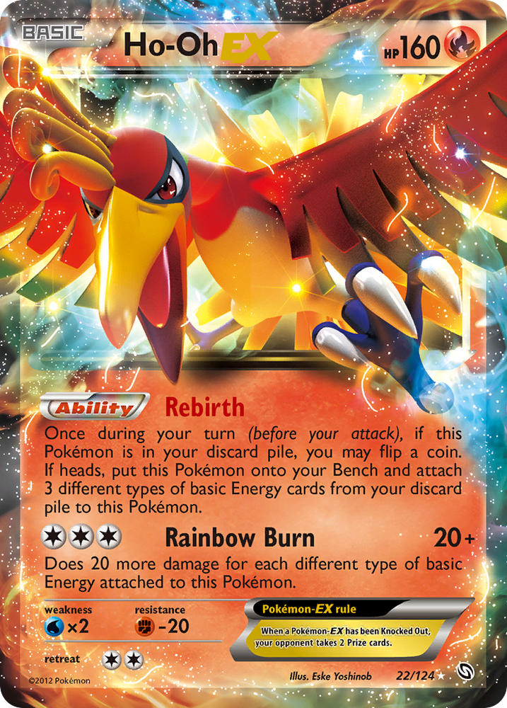 Pokemon | Ho-Oh EX (22/124) [Black & White: Dragons Exalted] | The Nerd Merchant