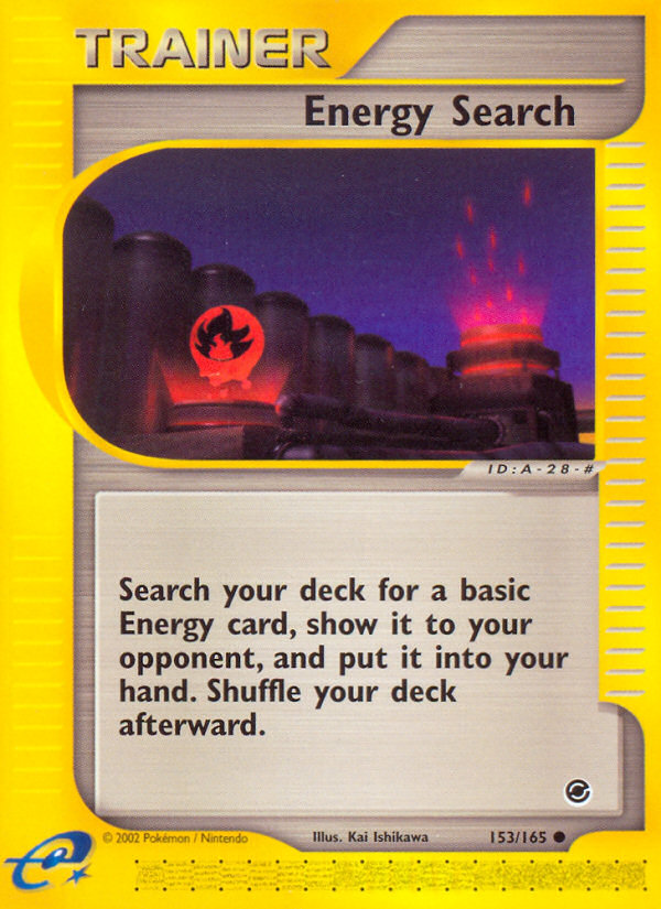 Pokemon | Energy Search (153/165) [Expedition: Base Set] | The Nerd Merchant