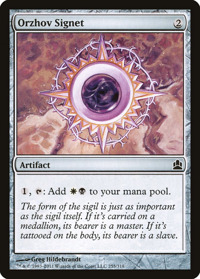 Magic | Orzhov Signet [Commander 2011] | The Nerd Merchant