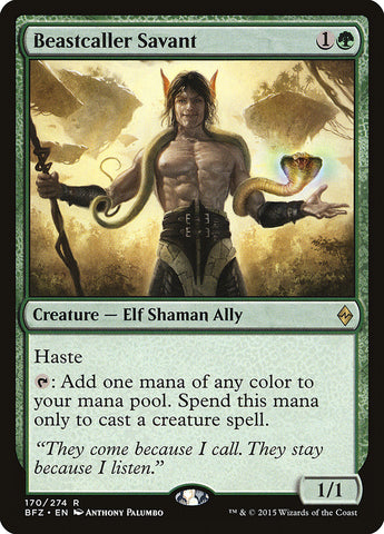 Magic | Beastcaller Savant [Battle for Zendikar] | The Nerd Merchant