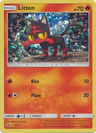 Pokemon | Litten (3/12) [McDonald's Promos: 2017 Collection] | The Nerd Merchant