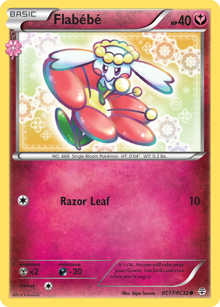Pokemon | Flabebe (RC17/RC32) [XY: Generations] | The Nerd Merchant