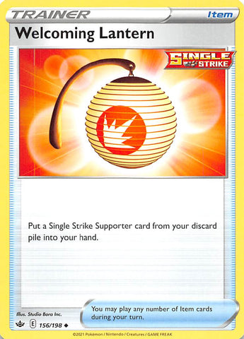 Pokemon | Welcoming Lantern (156/198) [Sword & Shield: Chilling Reign] | The Nerd Merchant