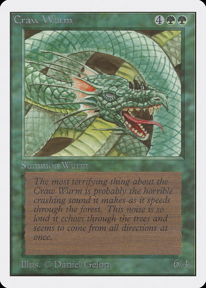 Magic | Craw Wurm [Unlimited Edition] | The Nerd Merchant
