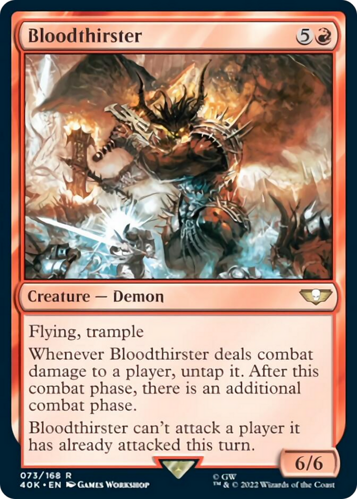 Magic | Bloodthirster (Surge Foil) [Warhammer 40,000] | The Nerd Merchant
