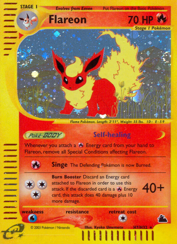 Pokemon | Flareon (H7/H32) [Skyridge] | The Nerd Merchant