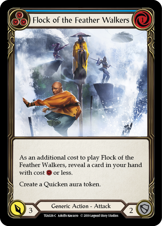 Flesh and Blood TCG | Flock of the Feather Walkers (Blue) [TEA026-C] (Dorinthea Hero Deck)  1st Edition Normal | The Nerd Merchant