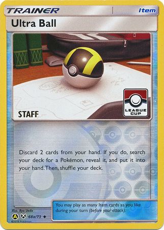 Pokemon | Ultra Ball (68a/73) (League Promo Staff) [Sun & Moon: Shining Legends] | The Nerd Merchant
