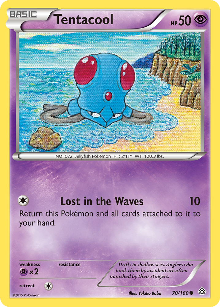 Pokemon | Tentacool (70/160) [XY: Primal Clash] | The Nerd Merchant