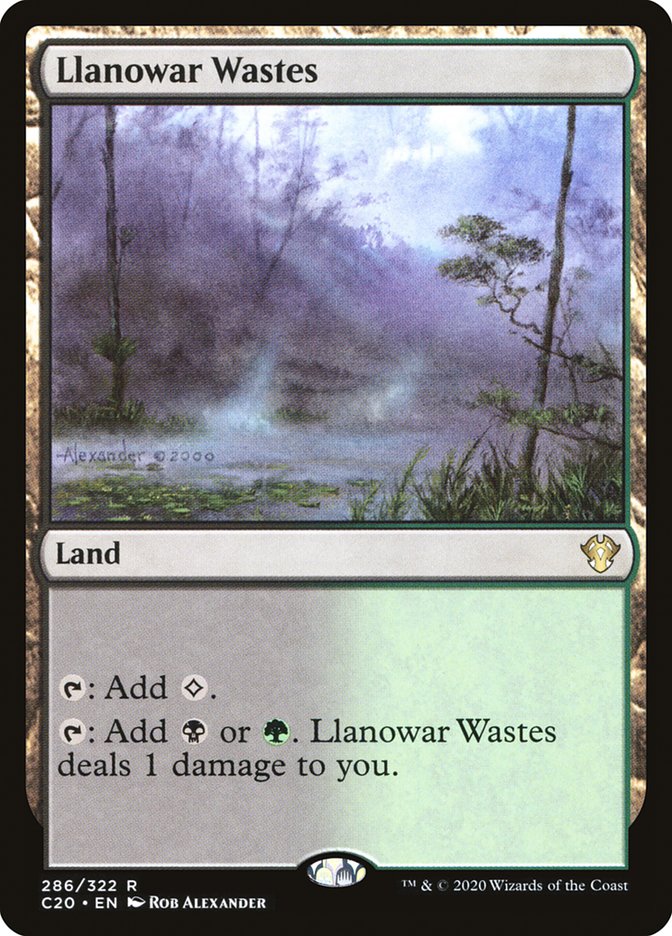 Magic | Llanowar Wastes [Commander 2020] | The Nerd Merchant