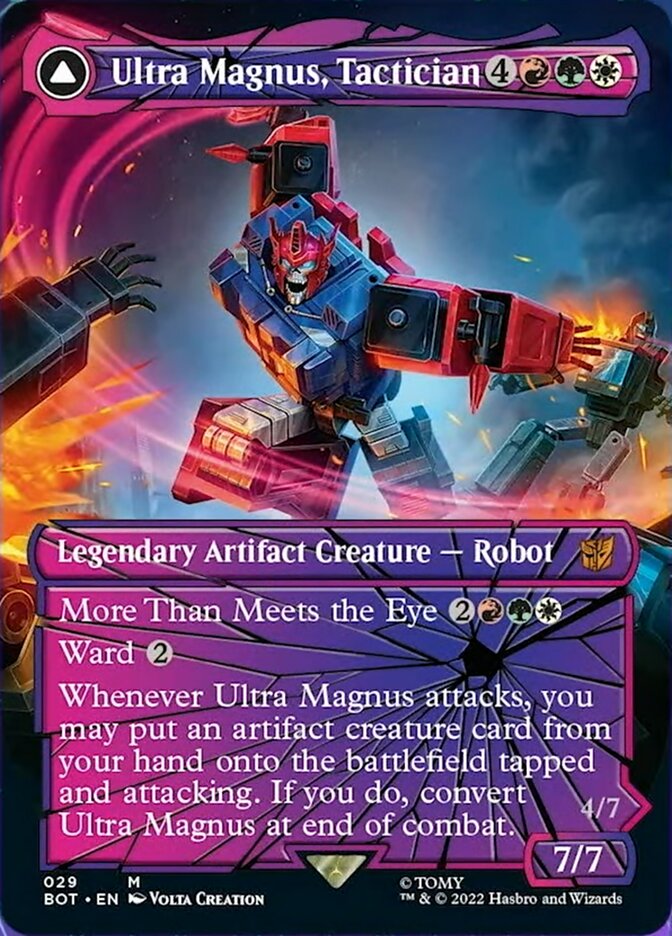 Magic | Ultra Magnus, Tactician // Ultra Magnus, Armored Carrier (Shattered Glass) [Transformers] | The Nerd Merchant