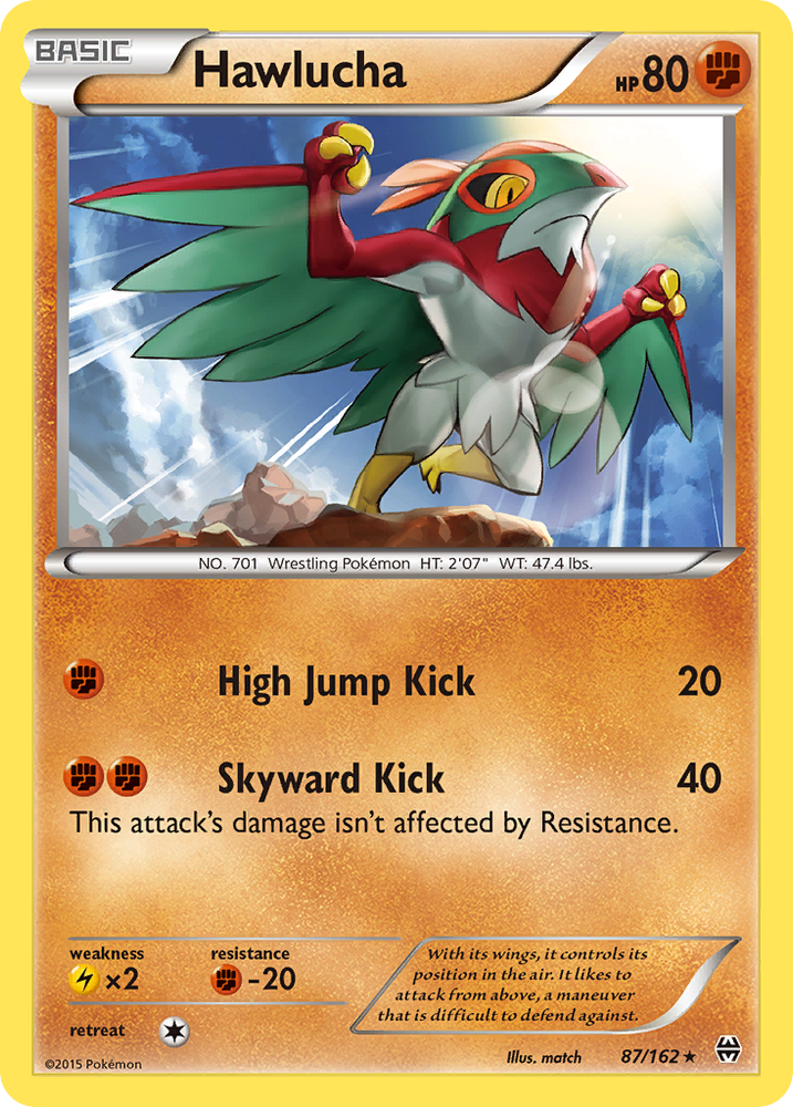 Pokemon | Hawlucha (87/162) [XY: BREAKthrough] | The Nerd Merchant