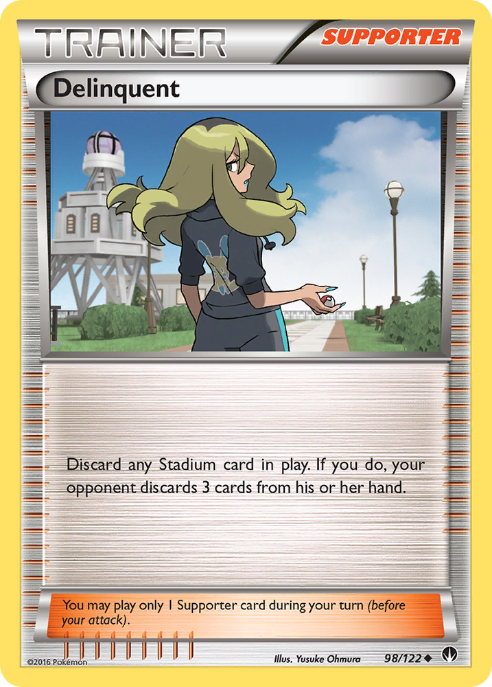 Pokemon | Delinquent (98/122) [XY: BREAKpoint] | The Nerd Merchant