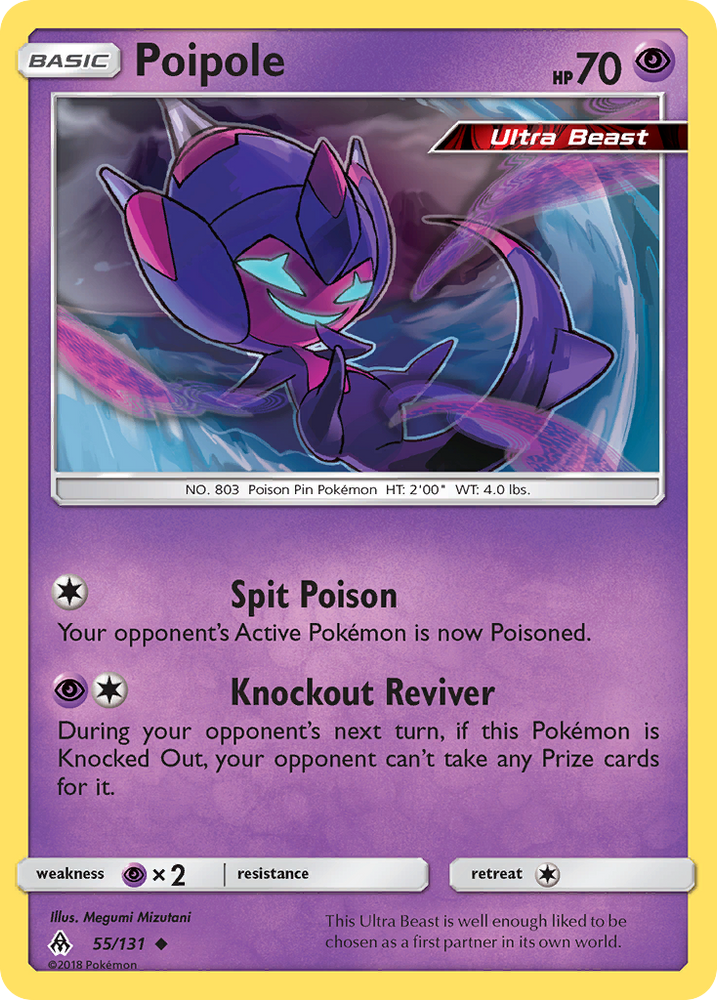 Pokemon | Poipole (55/131) [Sun & Moon: Forbidden Light] | The Nerd Merchant