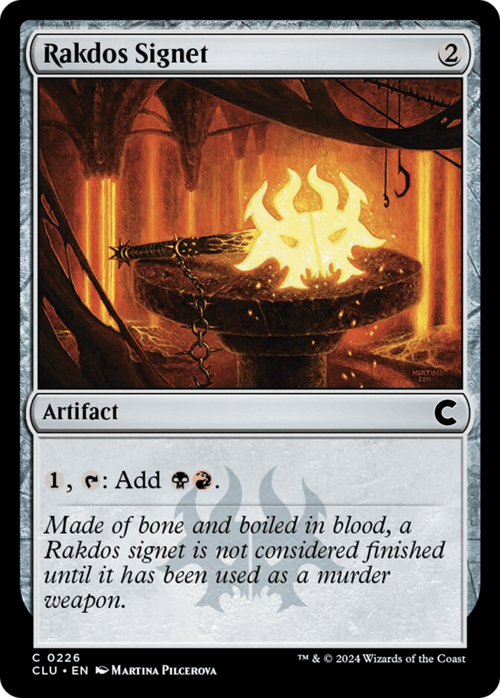Magic | Rakdos Signet [Ravnica: Clue Edition] | The Nerd Merchant