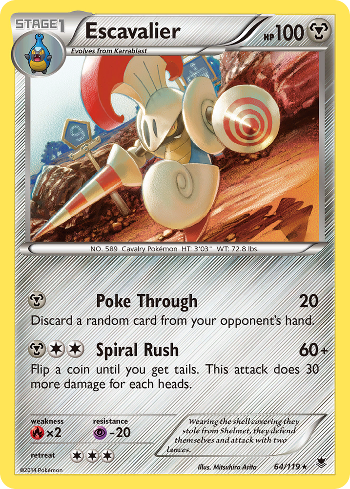 Pokemon | Escavalier (64/119) [XY: Phantom Forces] | The Nerd Merchant