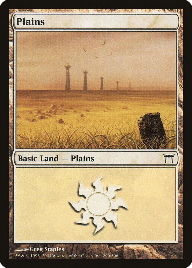 Magic | Plains (290) [Champions of Kamigawa] | The Nerd Merchant