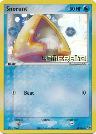 Pokemon | Snorunt (64/106) (Stamped) [EX: Emerald] | The Nerd Merchant