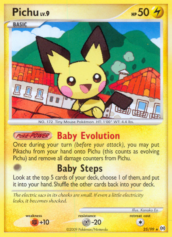 Pokemon | Pichu (25/99) [Platinum: Arceus] | The Nerd Merchant