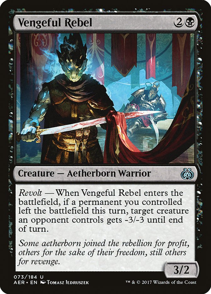Magic | Vengeful Rebel [Aether Revolt] | The Nerd Merchant