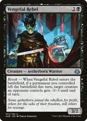 Magic | Vengeful Rebel [Aether Revolt] | The Nerd Merchant