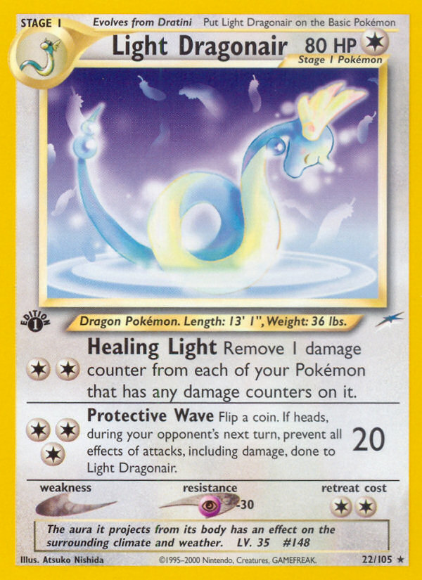 Pokemon | Light Dragonair (22/105) [Neo Destiny 1st Edition] | The Nerd Merchant