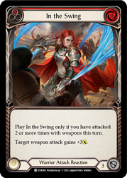 Flesh and Blood TCG | In the Swing (Red) [EVR063] (Everfest)  1st Edition Rainbow Foil | The Nerd Merchant