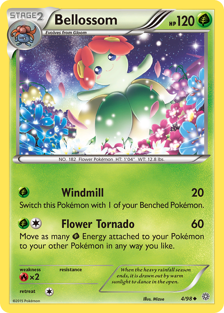 Pokemon | Bellossom (4/98) [XY: Ancient Origins] | The Nerd Merchant