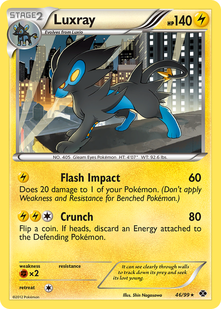 Pokemon | Luxray (46/99) [Black & White: Next Destinies] | The Nerd Merchant