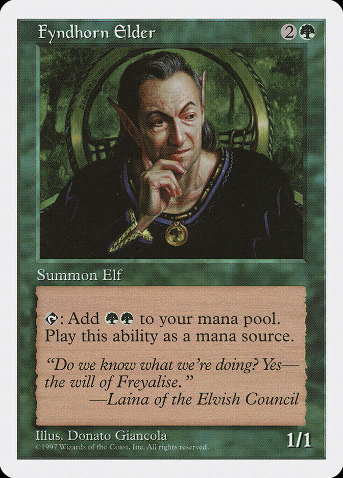 Magic | Fyndhorn Elder [Fifth Edition] | The Nerd Merchant