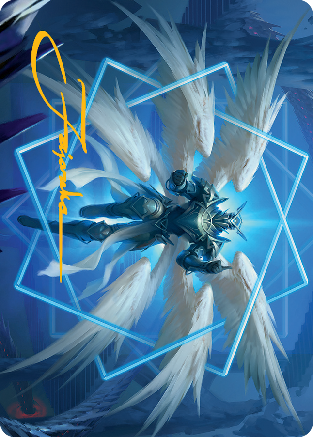 Magic | Vertex Paladin Art Card (Gold-Stamped Signature) [March of the Machine Art Series] | The Nerd Merchant