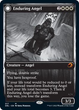 Magic | Enduring Angel // Angelic Enforcer [Innistrad: Double Feature] | The Nerd Merchant
