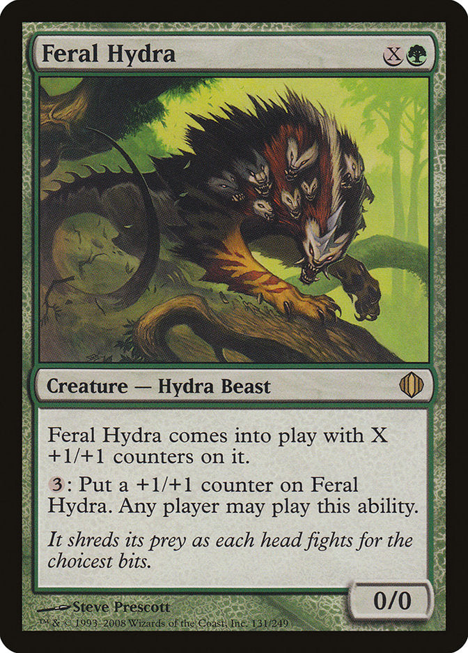 Magic | Feral Hydra [Shards of Alara] | The Nerd Merchant