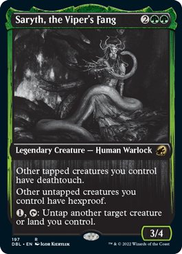 Magic | Saryth, the Viper's Fang [Innistrad: Double Feature] | The Nerd Merchant