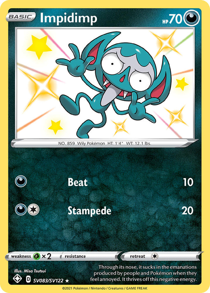 Pokemon | Impidimp (SV083/SV122) [Sword & Shield: Shining Fates] | The Nerd Merchant