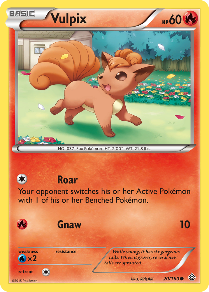 Pokemon | Vulpix (20/160) [XY: Primal Clash] | The Nerd Merchant