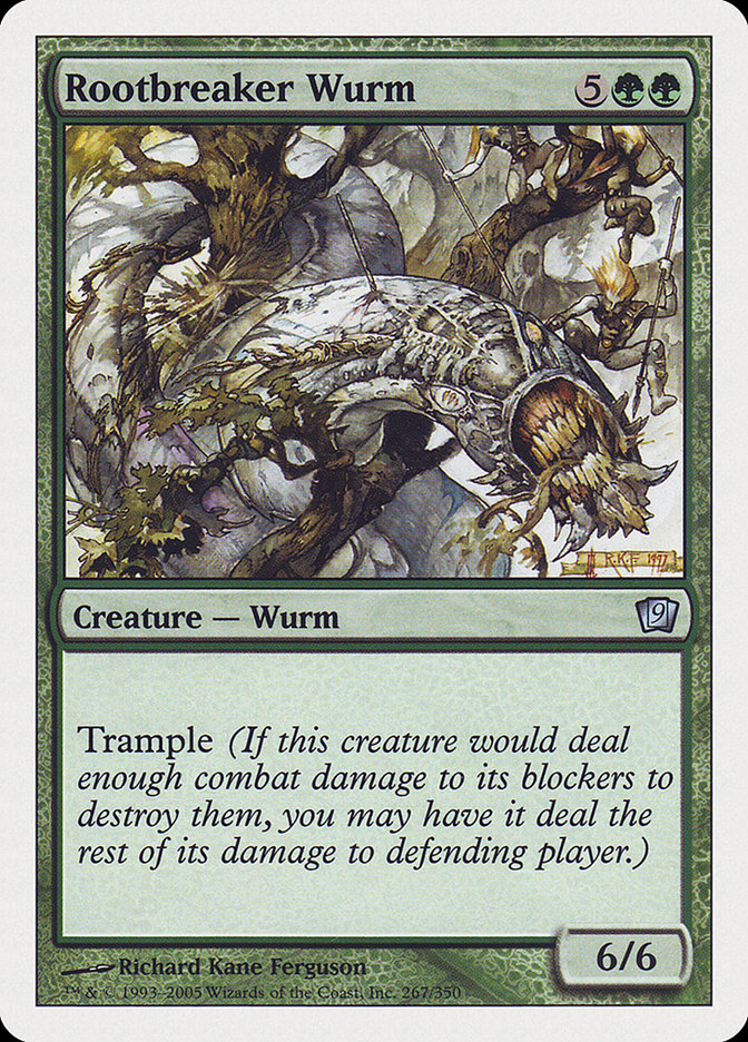 Magic | Rootbreaker Wurm [Ninth Edition] | The Nerd Merchant