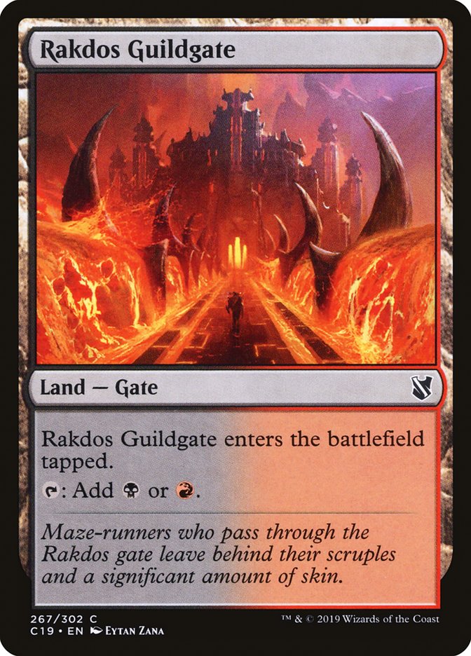 Magic | Rakdos Guildgate [Commander 2019] | The Nerd Merchant