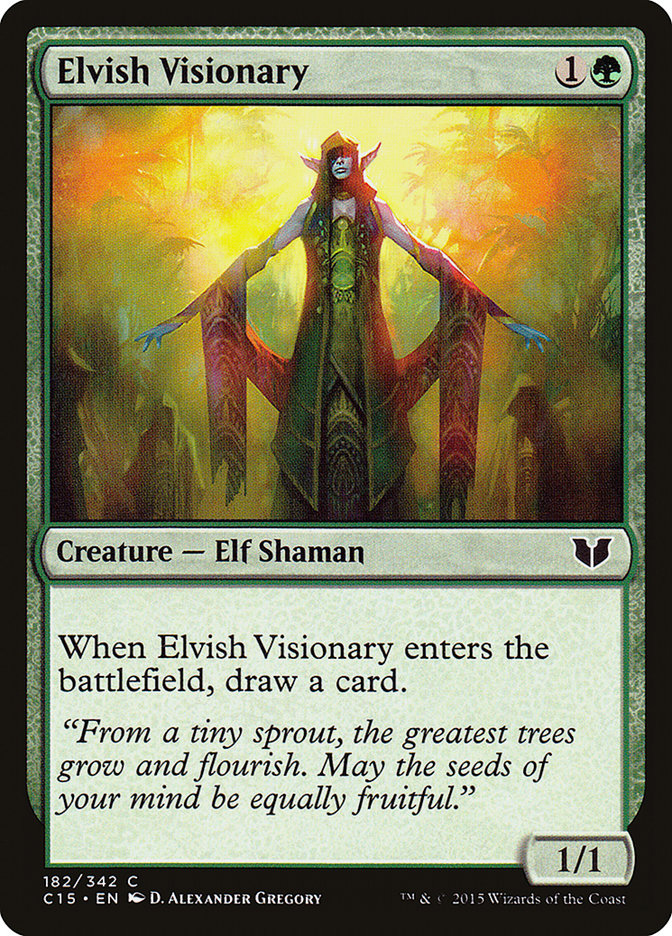 Magic | Elvish Visionary [Commander 2015] | The Nerd Merchant