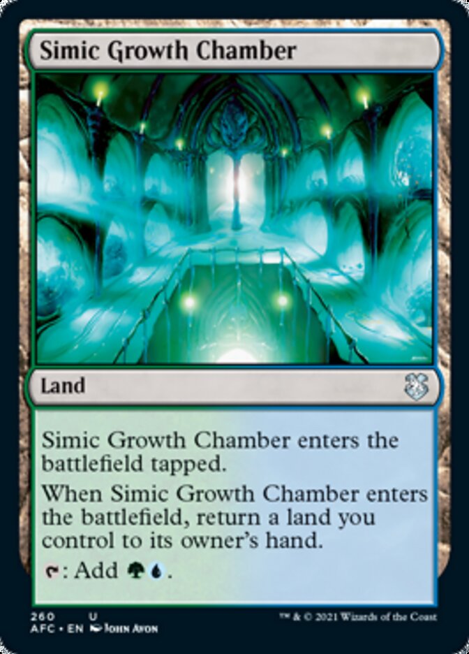 Magic | Simic Growth Chamber [Dungeons & Dragons: Adventures in the Forgotten Realms Commander] | The Nerd Merchant