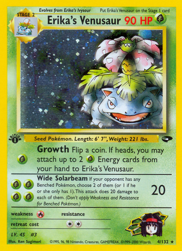 Pokemon | Erika's Venusaur (4/132) [Gym Challenge 1st Edition] | The Nerd Merchant