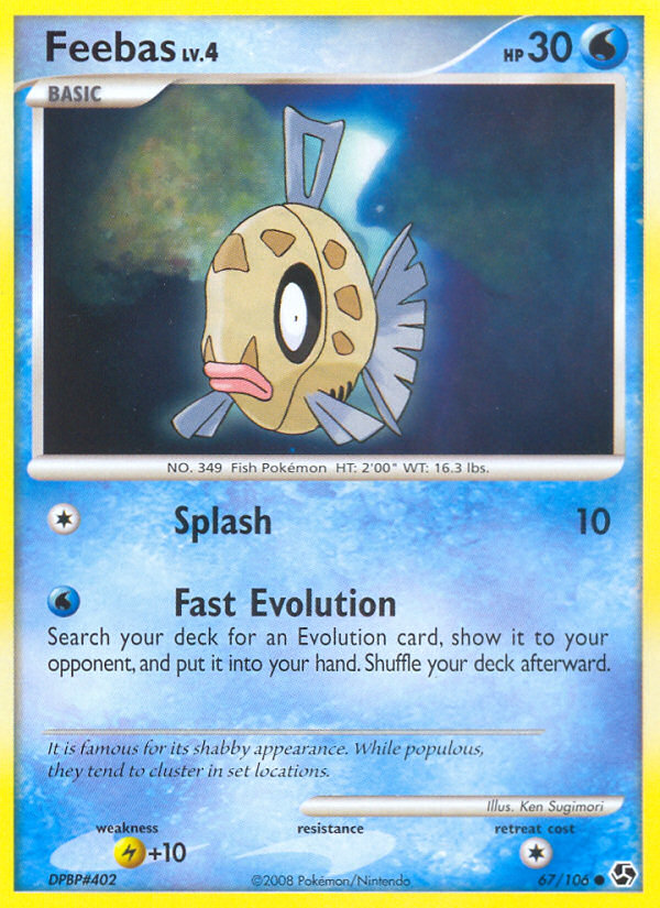Pokemon | Feebas (67/106) [Diamond & Pearl: Great Encounters] | The Nerd Merchant