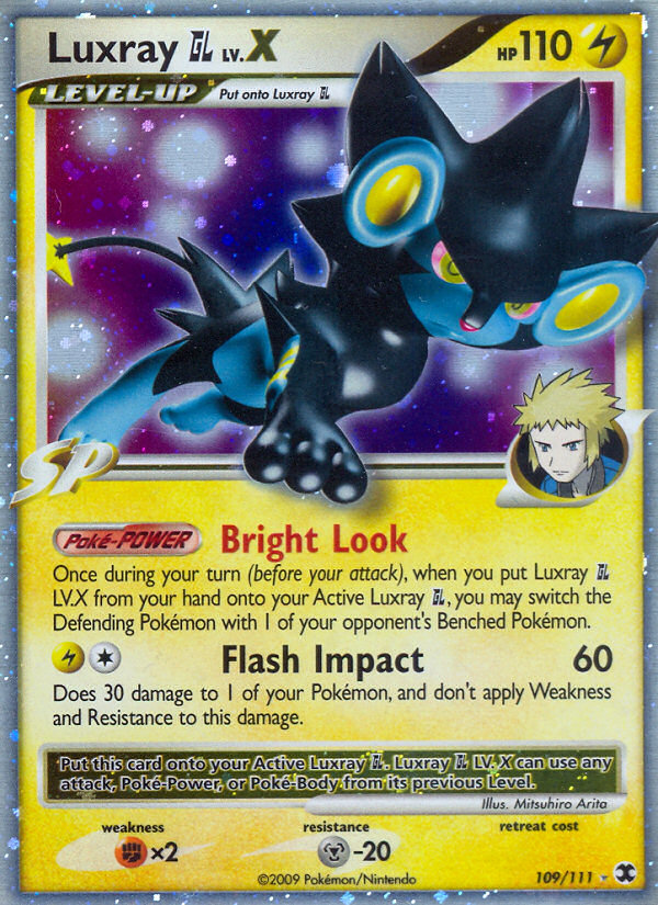 Pokemon | Luxray GL LV.X (109/111) [Platinum: Rising Rivals] | The Nerd Merchant