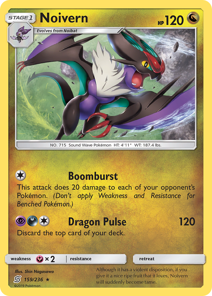 Pokemon | Noivern (159/236) [Sun & Moon: Unified Minds] | The Nerd Merchant