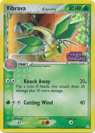 Pokemon | Vibrava (54/110) (Delta Species) (Stamped) [EX: Holon Phantoms] | The Nerd Merchant